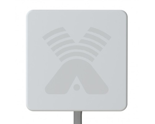Антенна Антэкс ZETA-F MIMO F-мама 2x2 (75 Ом) - широкополосная панельная 4G/3G/2G (17,5-20 dBi)