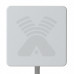 Антенна Антэкс ZETA-F MIMO F-мама 2x2 (75 Ом) - широкополосная панельная 4G/3G/2G (17,5-20 dBi)