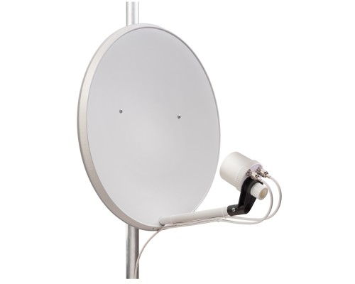 KROKS KIP9-1700/2700 DP F-разъем широкополосный MIMO облучатель для спутниковой тарелки 35 дБ