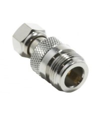 Переходник N мама - F папа (ВЧ переходник N розетка - F вилка)