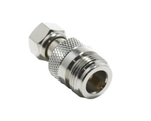 Переходник N мама - F папа (ВЧ переходник N розетка - F вилка)