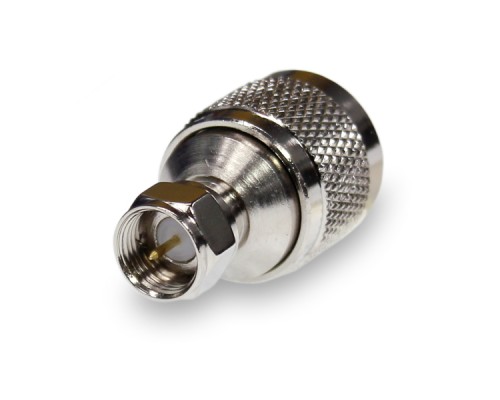 Переходник N папа - F папа (ВЧ переходник N вилка - F вилка)