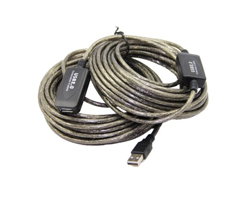 Удлинитель USB 2.0 активный Am-Af 15 метров с экстендером
