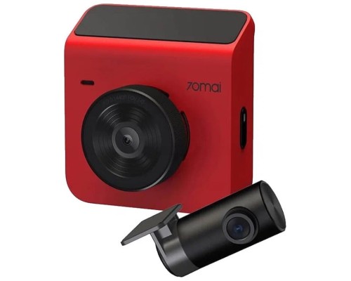 Видеорегистратор 70mai Dash Cam A400 + Rear Cam Set A400-1 красный