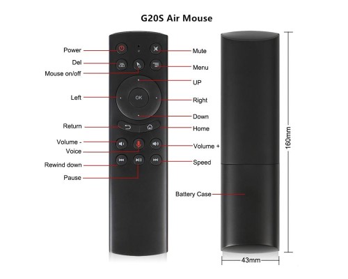 Пульт ДУ с гироскопом Air Mouse G20s (Воздушная мышь)