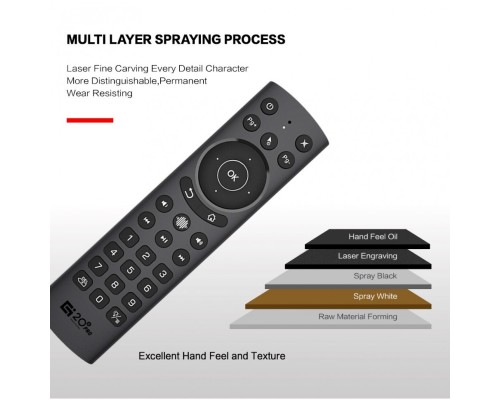 Пульт ДУ с гироскопом и подсветкой Air Mouse G20BTS Pro Bluetooth 5.0