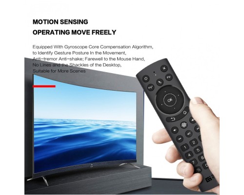 Пульт ДУ с гироскопом и подсветкой Air Mouse G20BTS Pro Bluetooth 5.0