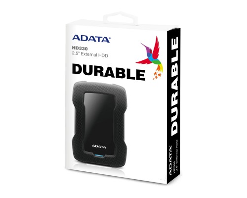 4 ТБ Внешний HDD ADATA HD330, USB 3.2 Gen 1, черный