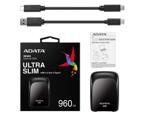 Внешний диск SSD ADATA SC680 960GB (ASC680-960GU32G2-CBK)