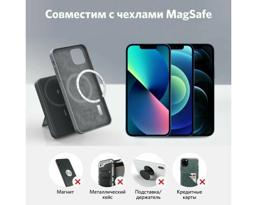 Внешний аккумулятор Anker 633 Magnetic Battery MagGo 10000mAh черный (A1641)