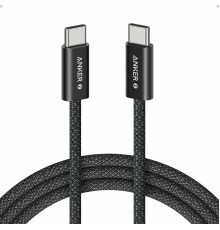 Кабель Anker Zolo 240W Type-C to Type-C 1.5m (A8060P11) черный