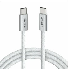 Кабель Anker Zolo 240W Type-C to Type-C 1.5m (A8060P21) белый