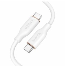 Кабель Anker PowerLine III USB-C-USB-C, 240 Вт, (A8552P22) 0,9м, белый