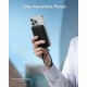 Powerbank Anker (A1257) 10000mAh 1USB/2C с проводом Type-C белый