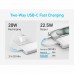 Внешний аккумулятор Anker Powerful and Travel-Friendly 10000 мАч 22,5W (A1257), белый