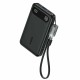 Powerbank Anker (A1257) 10000mAh 1USB/2C с проводом Type-C черный