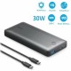 Внешний аккумулятор Anker  535 PowerCore 20K Power Bank 20000 мАч (A1366P11), черный