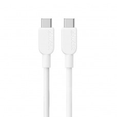 Кабель Anker 310 USB-C to USB-C Cable 60W 0,9 м белый (A81E1621)