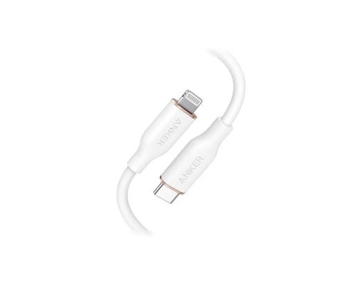 Кабель Anker 641 PowerLine III USB-C to Lightning Cable 0.9m (Flow, Silicone) белый (A8662621)