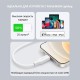 Кабель Anker 641 PowerLine III USB-C to Lightning Cable 0.9m (Flow, Silicone) белый (A8662621)