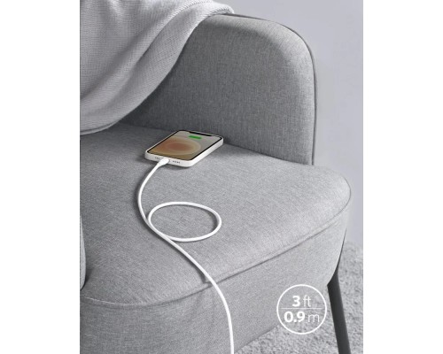 Кабель Anker 641 PowerLine III USB-C to Lightning Cable 0.9m (Flow, Silicone) белый (A8662621)