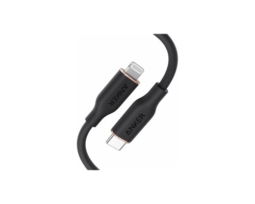 Кабель Anker 641 PowerLine III USB-C to Lightning Cable 0.9m (Flow, Silicone) черный (A8662P11)
