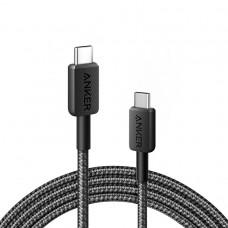 Кабель Anker 322 USB-C to USB-C Cable 0,9 м черный