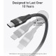 Кабель Anker Ultra-Soft Cable 240W USB-C to USB-C A82E 0,9 м (A82E2611) черный