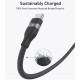Кабель Anker Ultra-Soft Cable 240W USB-C to USB-C A82E 0,9 м (A82E2611) черный