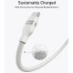 Кабель Anker Ultra-Soft Cable 240W USB-C to USB-C A82E 0,9 м (A82E2621) белый
