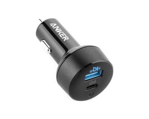 Автомобильная зарядка Anker PowerDrive PD+ 2, U+C, 35W, черный, (2732PF2)