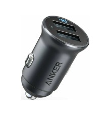 Автомобильная зарядка Anker Power drive 2 Alloy A2727 24W серебристый