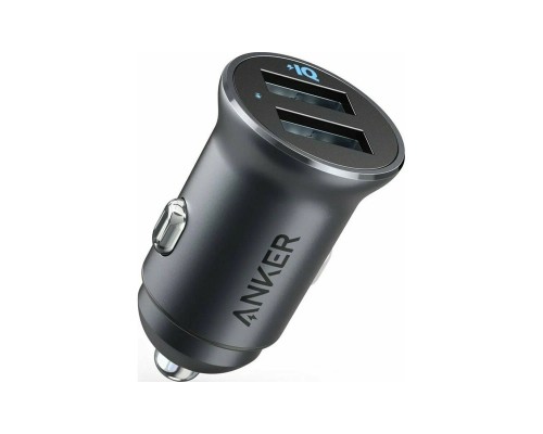 Автомобильная зарядка Anker Power drive 2 Alloy A2727 24W серебристый