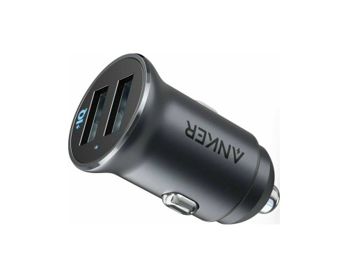 Автомобильная зарядка Anker Power drive 2 Alloy A2727 24W серебристый