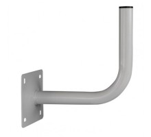 Кронштейн стеновой для внешней антенны Г-образный гнутый 330мм вынос