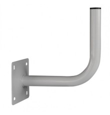 Кронштейн стеновой для внешней антенны Г-образный гнутый 330мм вынос