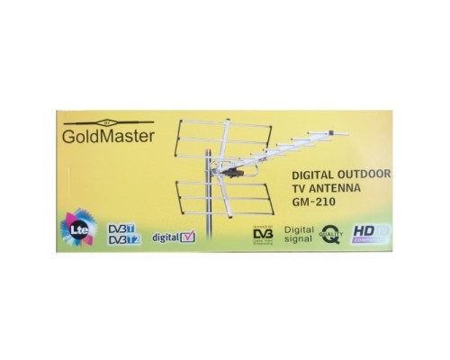 GoldMaster GM-210 DVB-T/T2 Наружная телевизионная ДМВ (UHF) антенна
