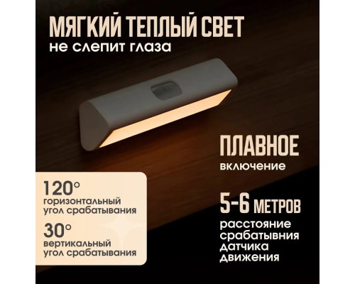 Светильник Aqara Smart Night Light White (GYXYD11LM), LED, датчик движения, белый
