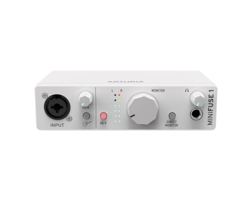 Внешняя звуковая карта с USB Arturia MiniFuse 1 White