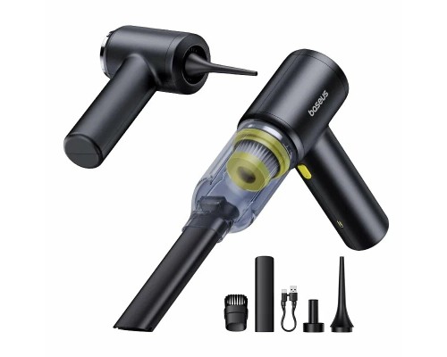 Автомобильный пылесос Baseus AT Car Vacuum Cleaner 4 in 1 (5000pa), беспроводной, черный