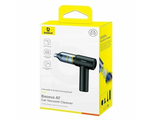 Автомобильный пылесос Baseus AT Car Vacuum Cleaner 4 in 1 (5000pa), беспроводной, черный
