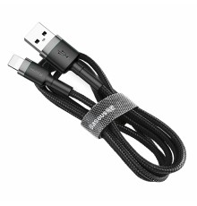 Кабель Baseus Cafule USB - Lightning (CALKLF-RG1) 3м, черный/серый