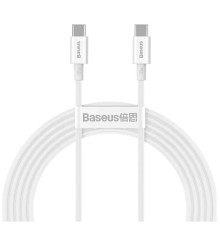Кабель Baseus Superior Series Fast Charging, Type-C to Type-C 100W, (CATYS-C02), 2 м, белый
