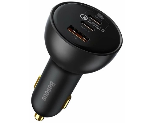 Автомобильная зарядка Baseus Qualcomm Quick Charge 5 160W с кабелем Type-C to Type-C 1m (TZCCZM-0G)