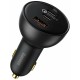 Автомобильная зарядка Baseus Qualcomm Quick Charge 5 160W с кабелем Type-C to Type-C 1m (TZCCZM-0G)