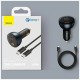 Автомобильная зарядка Baseus Qualcomm Quick Charge 5 160W с кабелем Type-C to Type-C 1m (TZCCZM-0G)