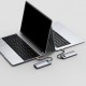 USB-концентратор, хаб Baseus Metal Gleam Series 7-in-1 Multifunctional Type-C HUB Adapter Gray (WKWG020113)