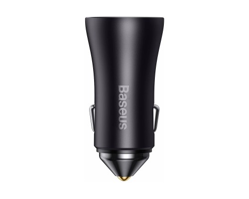 Автомобильная зарядка Baseus Golden Contactor Pro Dual Fast Charger Car Charger C+C 40W темно-серый (CGJP000013) 