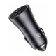 Автомобильная зарядка Baseus Golden Contactor Pro Dual Fast Charger Car Charger C+C 40W темно-серый (CGJP000013) 