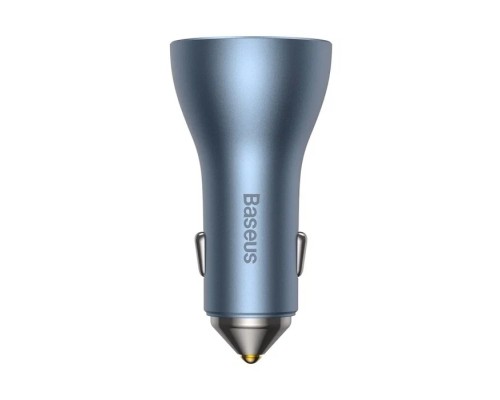 Автомобильная зарядка Baseus, с USB + 2 Type-C, 65W, темно-серый (CGJP010013) 
